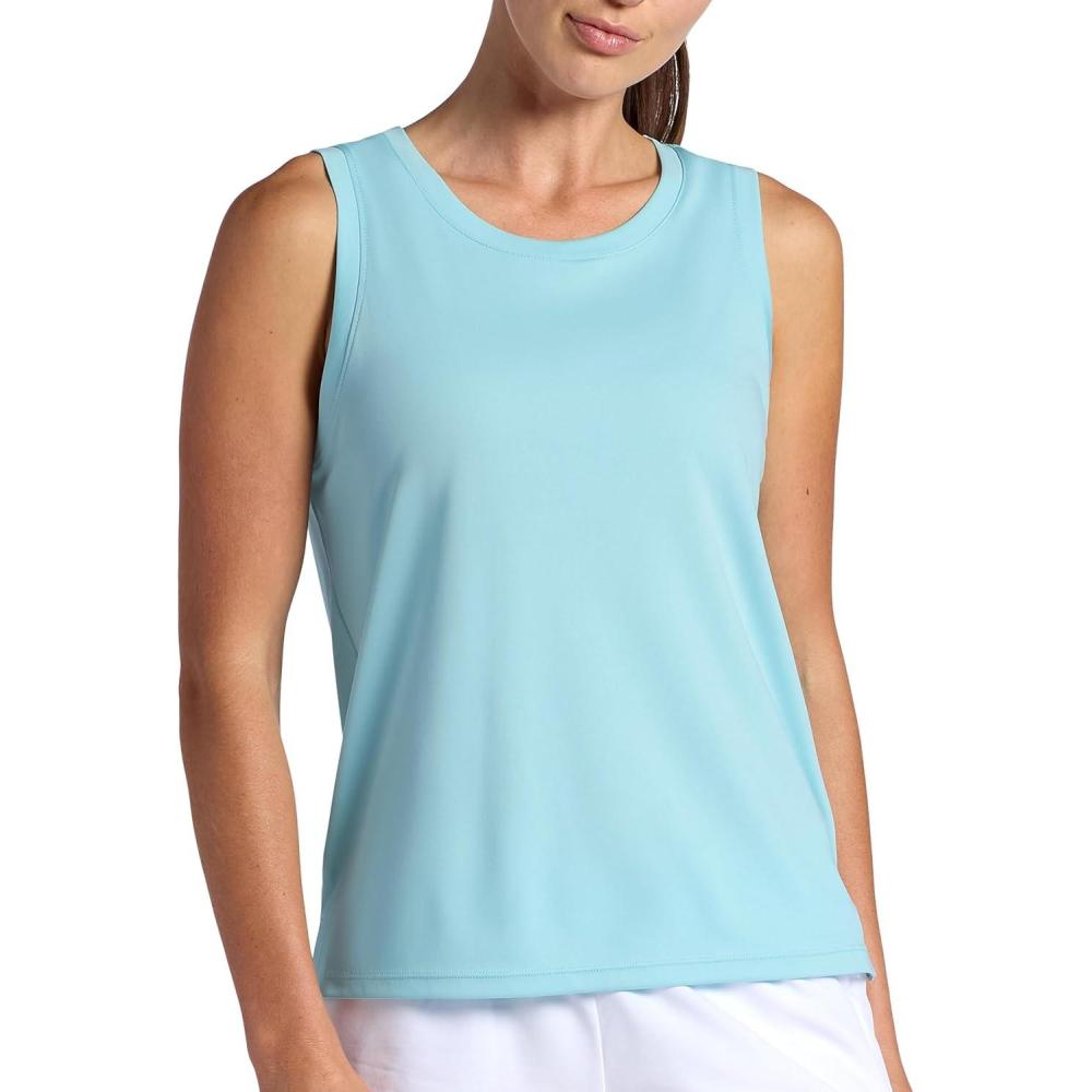 imageHead Womens Backspin Tank Top Slim Fit Lightweight and Breathable MaterialAquatic