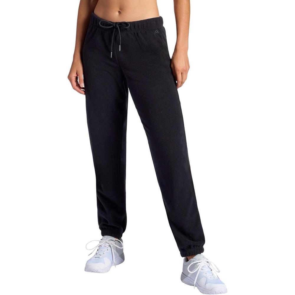 imageHead Womens Recover Poly Fleece Jogger Relaxed Fit Heavyweight Fleece MaterialBlack
