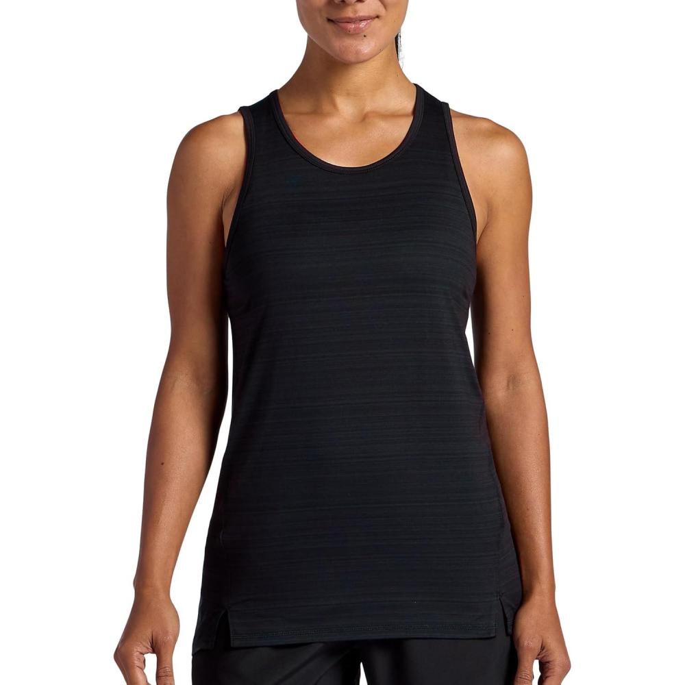 imageHead Womens Teammate Stripe Tank Top Relaxed Fit Stretch Midweight MaterialBlack