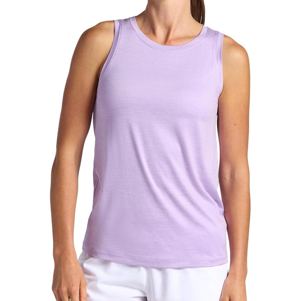 imageHead Womens Victory Marled Tank Top Relaxed Fit Stretch Lightweight MaterialLavendula Heather