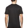 HEAD Men’s Crewneck Gym Training & Workout T-Shirt – Short Sleeve Activewear Top(Black Heather)