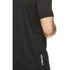 HEAD Men’s Crewneck Gym Training & Workout T-Shirt – Short Sleeve Activewear Top(Black Heather)