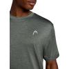 HEAD Men’s Crewneck Gym Training & Workout T-Shirt – Short Sleeve Activewear Top(Duck Green Heather)
