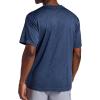 HEAD Men’s Crewneck Gym Training & Workout T-Shirt – Short Sleeve Activewear Top(Navy Blue)