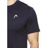 HEAD Men’s Crewneck Gym Training & Workout T-Shirt – Short Sleeve Activewear Top(Navy Heather)