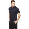 HEAD Men’s Crewneck Gym Training & Workout T-Shirt – Short Sleeve Activewear Top(Navy Heather)