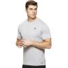 HEAD Men’s Crewneck Gym Training & Workout T-Shirt – Short Sleeve Activewear Top(Sleet Heather)