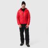 HEAD Men’s Daxton Lightweight Down Jacket – Packable Ripstop, Ultra-Light Warmth, Regular Fit(Red)