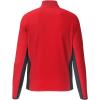 HEAD Men’s Martin Full Zip Midlayer – Power Stretch®, Quick-Dry Performance, Regular Fit(Red Black)