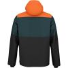 HEAD Men’s Neo Insulated Ski Jacket – Waterproof, Stretch Fabric, Detachable Hood & Snow Gaiter(Dark Teal  Black)