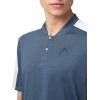 HEAD Men’s Performance Tech Polo Shirt – Moisture Wicking Athletic Polo with Breathable Mesh Panels and Stretch Comfort(Navy)