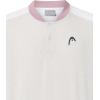 HEAD Men’s Performance Tech Polo Shirt – Moisture Wicking Athletic Polo with Breathable Mesh Panels and Stretch Comfort(White)