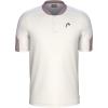 HEAD Men’s Performance Tech Polo Shirt – Moisture Wicking Athletic Polo with Breathable Mesh Panels and Stretch Comfort(White)
