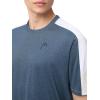 HEAD Men’s Play Tech T-Shirt – Lightweight Moisture-Wicking Athletic Tennis Shirt(Navy)