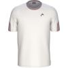HEAD Men’s Play Tech T-Shirt – Lightweight Moisture-Wicking Athletic Tennis Shirt(White)