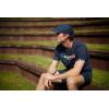 HEAD Men’s Rainbow T-Shirt – Moisture Wicking Cotton Blend Logo T-Shirt with Stretch for Tennis and Everyday Wear(Navy)
