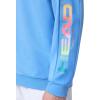 HEAD Men’s Rally Full Zip Hoodie – Cotton Blend French Terry Jacket with Lined Hood and Modern Athletic Design(Airforce Blue)