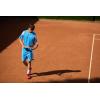 HEAD Men’s Slice T-Shirt – Lightweight Moisture-Wicking Athletic Tennis Shirt with Breathable Mesh Panels(Airforce Blue White)