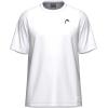 HEAD Men’s Slice T-Shirt – Lightweight Moisture-Wicking Athletic Tennis Shirt with Breathable Mesh Panels(White)