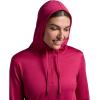 HEAD Women’s Alliance Hoodie, Relaxed Fit, Stretch Midweight Material, Moisture-wicking(Cherries Jubilee Heather)
