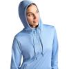 HEAD Women’s Alliance Hoodie, Relaxed Fit, Stretch Midweight Material, Moisture-wicking(Endless Sky Heather)