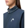 HEAD Women’s Breaker Jacket – Lightweight Stretch Performance Zip Jacket with Water-Repellent Ripstop Fabric(Navy)