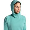 HEAD Women’s Cowl Hooded Raglan Sweatshirt, Slim Fit, Soft Heavyweight Faux Fur Polyester Fleece(Canton)