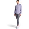 HEAD Women’s Cowl Hooded Raglan Sweatshirt, Slim Fit, Soft Heavyweight Faux Fur Polyester Fleece(Heirloom Lilac)