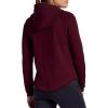 HEAD Women’s Cowl Hooded Raglan Sweatshirt, Slim Fit, Soft Heavyweight Faux Fur Polyester Fleece(Port Royale)