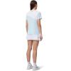 HEAD Women’s Dynamic Performance Skort – Moisture-Wicking Stretch Athletic Skirt with Built-in Shorts & High-Waist Comfort(Light Blue White)
