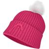 HEAD Women’s Julia Beanie – Merino Blend Knit Hat with Faux Fur Pom, Fleece Lined, Winter Après Ski(Blue)