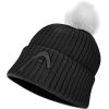 HEAD Women’s Julia Beanie – Merino Blend Knit Hat with Faux Fur Pom, Fleece Lined, Winter Après Ski(Cream)