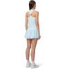HEAD Women’s Move Performance Skort – Moisture-Wicking Stretch Athletic Skirt with Built-in Shorts & High-Waist Fit(Light Blue White)