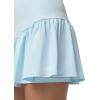 HEAD Women’s Move Performance Skort – Moisture-Wicking Stretch Athletic Skirt with Built-in Shorts & High-Waist Fit(Light Blue White)