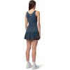 HEAD Women’s Move Performance Skort – Moisture-Wicking Stretch Athletic Skirt with Built-in Shorts & High-Waist Fit(Navy)