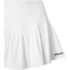 HEAD Women’s Move Performance Skort – Moisture-Wicking Stretch Athletic Skirt with Built-in Shorts & High-Waist Fit(White)