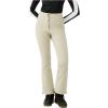 HEAD Women’s Performance Jet Pant – Softshell Ski Pant, 4-Way Stretch, High Waist Slim Fit, Snow Gaiters(Cream)