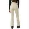 HEAD Women’s Performance Jet Pant – Softshell Ski Pant, 4-Way Stretch, High Waist Slim Fit, Snow Gaiters(Cream)