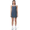 HEAD Women’s Play Tech Dress – Moisture Wicking Performance Tennis Dress with Built-in Shorts(Navy)