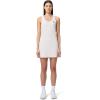 HEAD Women’s Play Tech Dress – Moisture Wicking Performance Tennis Dress with Built-in Shorts(White)