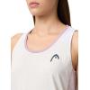 HEAD Women’s Play Tech Dress – Moisture Wicking Performance Tennis Dress with Built-in Shorts(White)