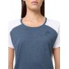 HEAD Women’s Play Tech T-Shirt – Sporty Performance Tennis Top with Breathable Mesh Panels(Navy)