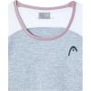HEAD Women’s Play Tech T-Shirt – Sporty Performance Tennis Top with Breathable Mesh Panels(Slate)