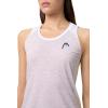 HEAD Women’s Play Tech Tank Top – Sporty Performance Tennis Tank with Breathable Mesh Panels(Dusty Lilac)
