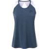 HEAD Women’s Play Tech Tank Top – Sporty Performance Tennis Tank with Breathable Mesh Panels(Navy)