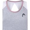 HEAD Women’s Play Tech Tank Top – Sporty Performance Tennis Tank with Breathable Mesh Panels(Slate)