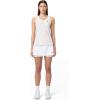 HEAD Women’s Play Tech Tank Top – Sporty Performance Tennis Tank with Breathable Mesh Panels(White)