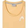 HEAD Women’s Pro Sleeveless Performance Tank Top – Moisture Wicking Tennis Training Top with Breathable Body Mapping(Apricot)