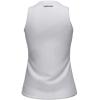 HEAD Women’s Pro Sleeveless Performance Tank Top – Moisture Wicking Tennis Training Top with Breathable Body Mapping(White Print)