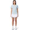 HEAD Women’s Rainbow T-Shirt – Moisture-Wicking Logo Tee with Stretch Cotton Blend for Sport and Everyday Wear(Light Blue)